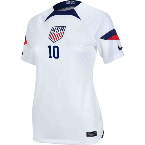 2022 Womens Nike Christian Pulisic USA Home Jersey