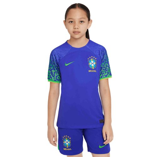 Kids Nike Brazil Away Jersey – 2022