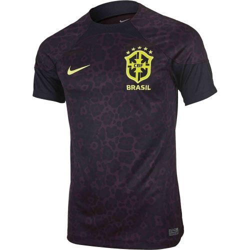 2022 Kids Nike Brazil S/S Goalkeeper Jersey