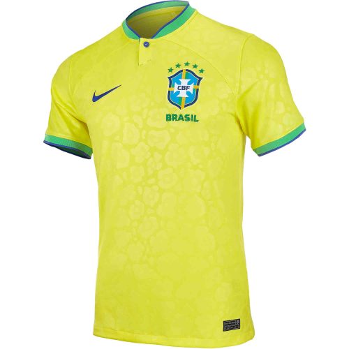 2022 Kids Nike Brazil Home Jersey