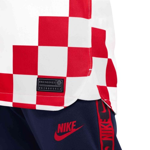 2022 Kids Nike Croatia Home Jersey