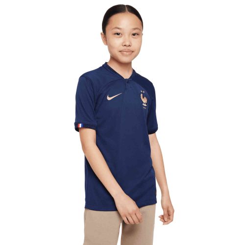 2022 Kids Nike France Home Jersey