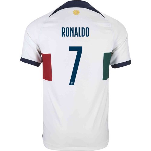 2022 Kids Nike Cristiano Ronaldo Portugal Away Jersey