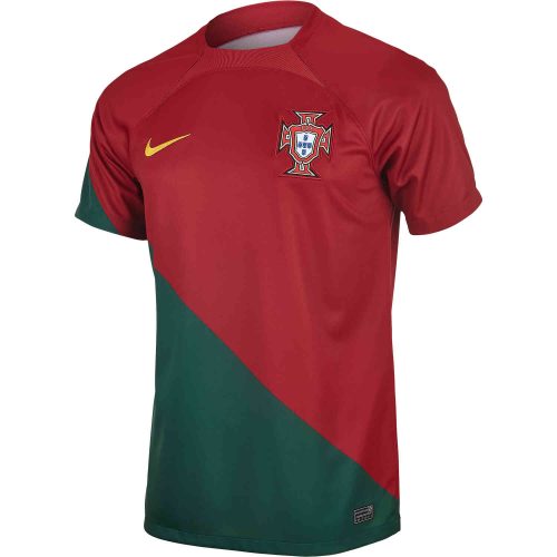 2022 Kids Nike Portugal Home Jersey