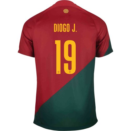 2022 Kids Nike Diogo Jota Portugal Home Jersey