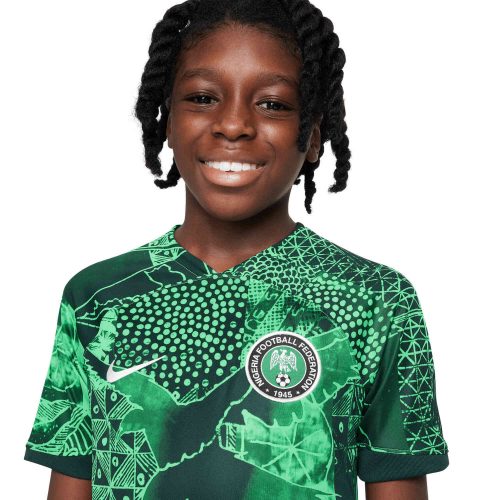 2022 Kids Nike Nigeria Home Jersey