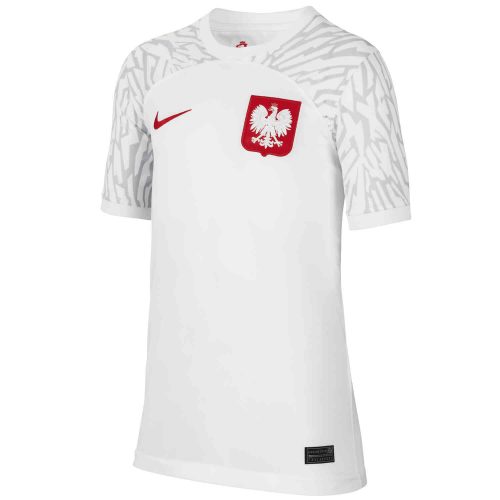 2022 Kids Nike Poland Home Jersey