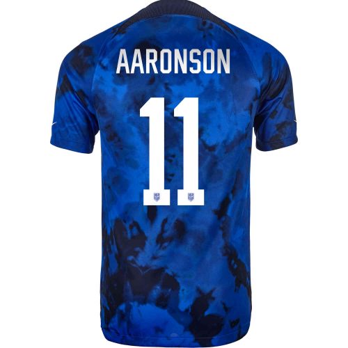 2022 Kids Nike Brenden Aaronson USA Away Jersey