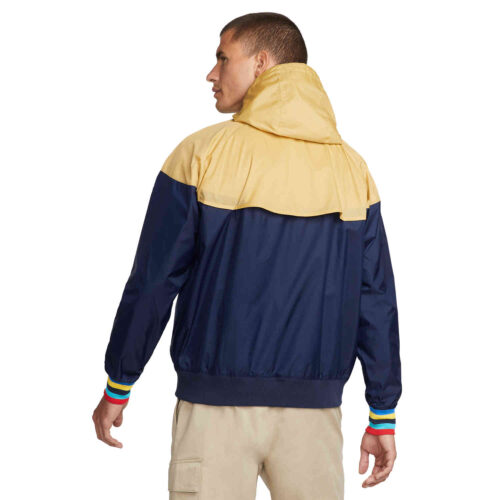 Nike Barcelona Hooded Windrunner Jacket – Club Gold/Obsidian/Sesame