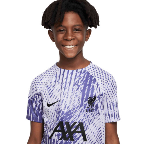 Kids Nike Liverpool Away Pre-match Top – 2022/23