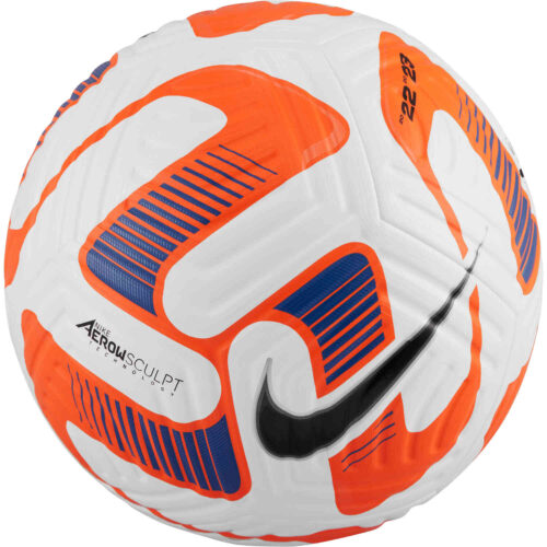 Nike Flight Premium Match Soccer Ball – White & Total Orange with Black