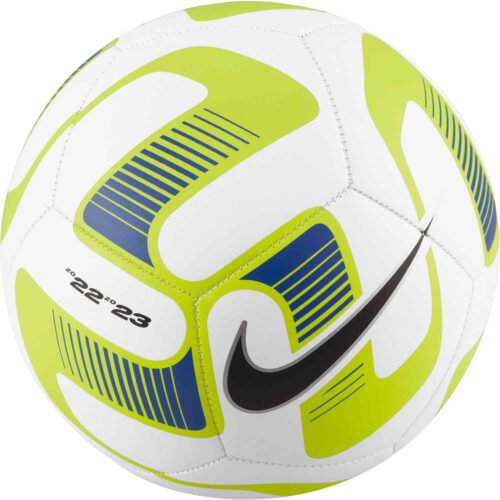 Nike Pitch Soccer Ball – White & Volt with Black