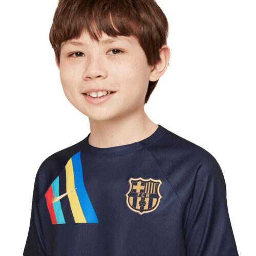 Kids Nike Barcelona Away Pre-match Top – 2022/23