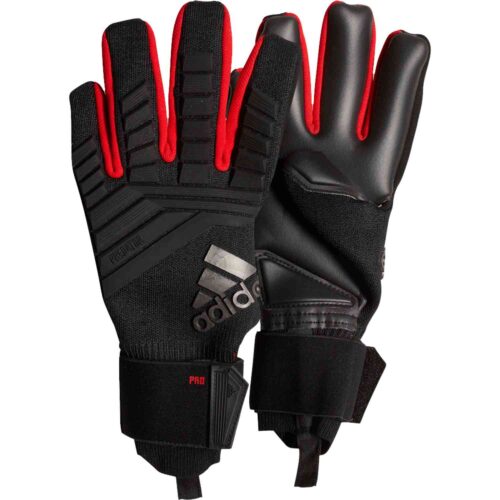 adidas Predator Pro Goalkeeper Gloves – Black/Active Red