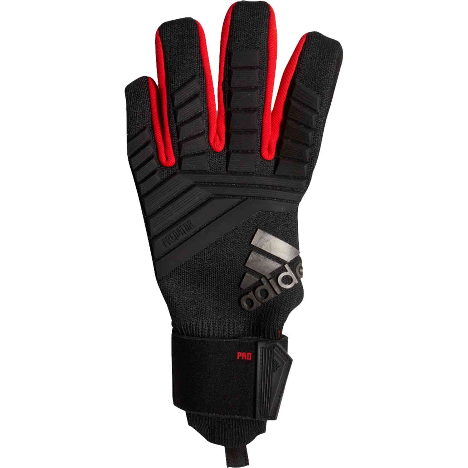 adidas Predator Pro Hybrid - Black/Active Red - Roll Finger - Mens GK  Gloves