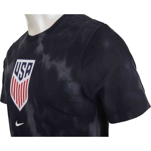 Kids Nike USA Crest Wash Tee – Anthracite/Black/White