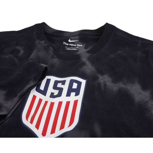 Kids Nike USA Crest Wash Tee – Anthracite/Black/White