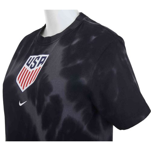 Womens Nike USA Crest Wash Tee – Anthracite/Black/White