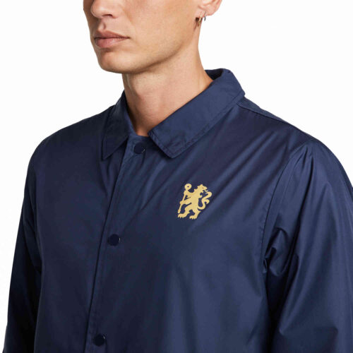 Nike Chelsea Shield Coaches Jacket – Blackened Blue/Jersey Gold