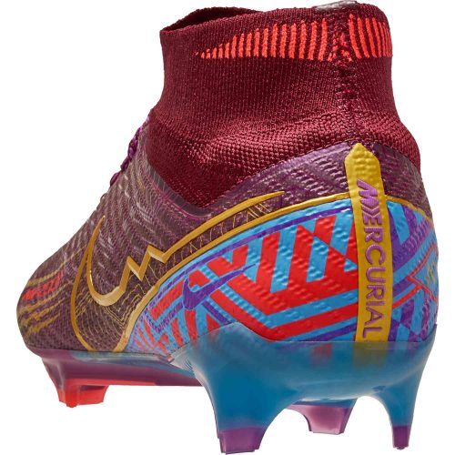 Nike Mbappe Zoom Mercurial Superfly 9 Elite FG – Dark Beetroot & Metallic Vivid Gold