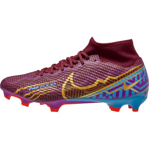Nike Mbappe Zoom Mercurial Superfly 9 Academy FG – Dark Beetroot & Metallic Vivid Gold