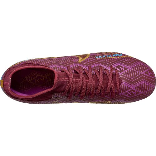 Nike Mbappe Zoom Mercurial Superfly 9 Academy FG – Dark Beetroot & Metallic Vivid Gold