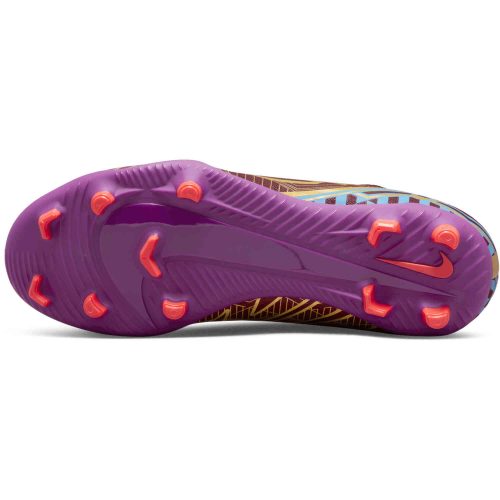 Kids Nike Mbappe Zoom Mercurial Superfly 9 Club FG – Dark Beetroot & Metallic Vivid Gold