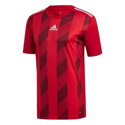 adidas Striped 19 Jersey – Power Red/White