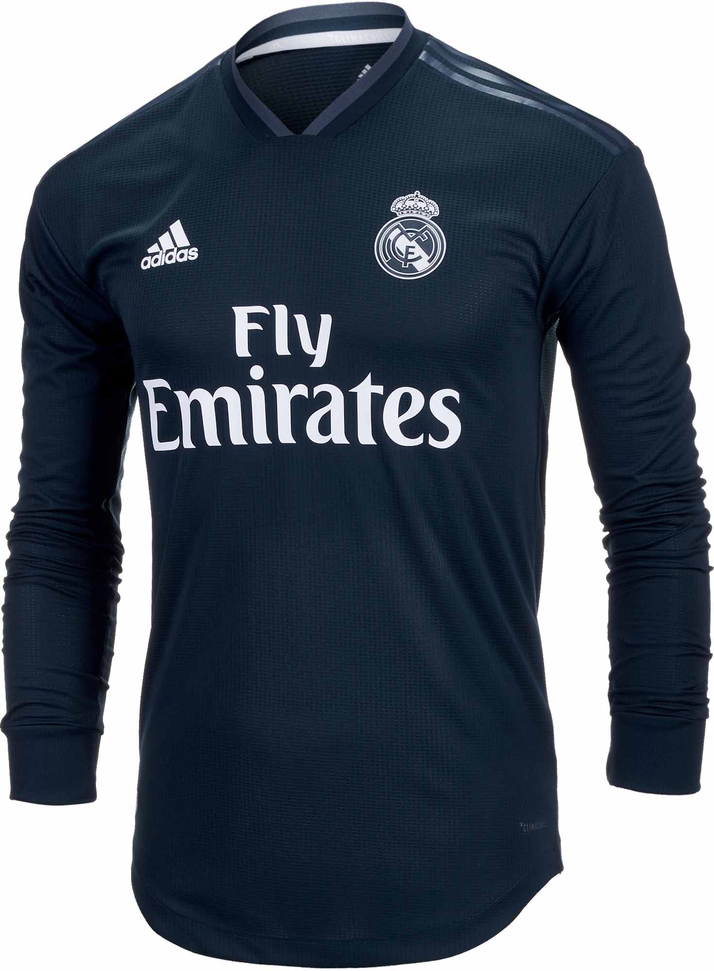 2018/19 adidas Toni Kroos Real Madrid Authentic L/S Away Jersey - SoccerPro