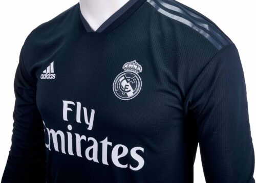 2018/19 adidas Marcelo Real Madrid Authentic L/S Away Jersey