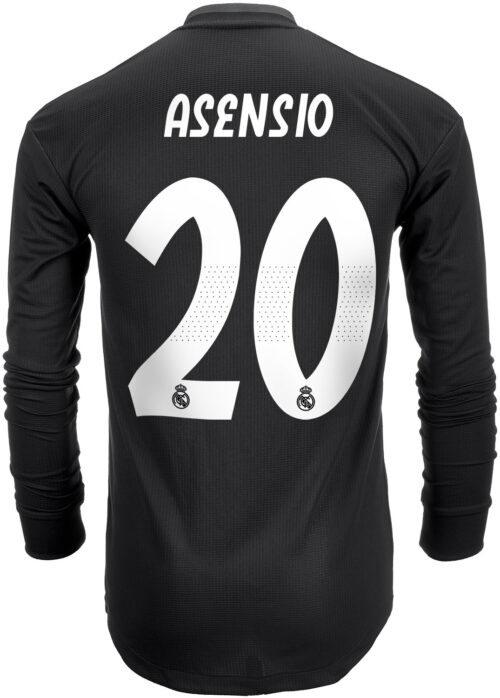 2018/19 adidas Marco Asensio Real Madrid Authentic L/S Away Jersey