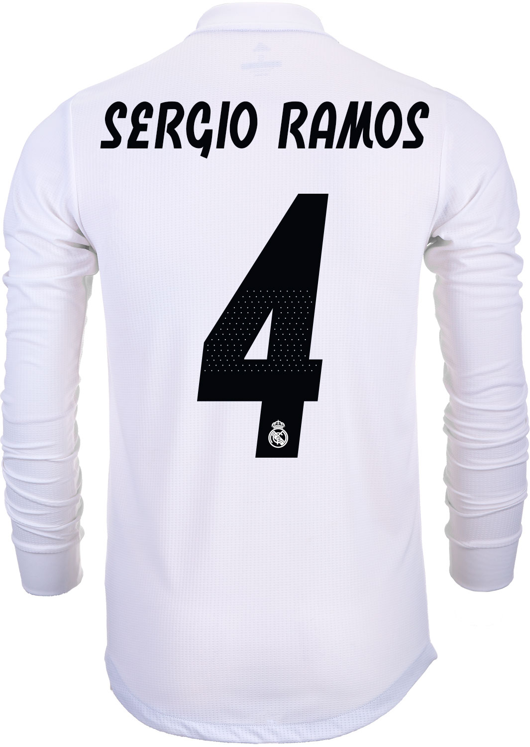 adidas Sergio Ramos Real Madrid Home Authentic L/S Jersey 2018-19