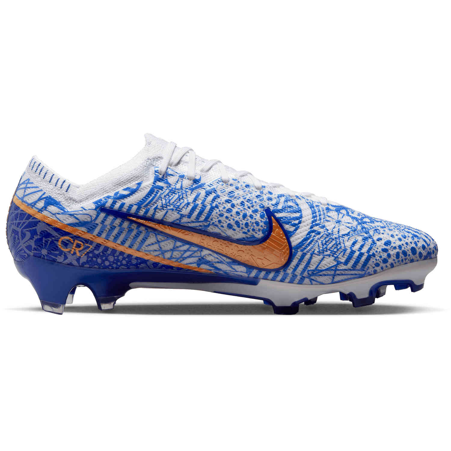 Nike CR7 Zoom Mercurial Vapor 15 Elite FG White Metallic