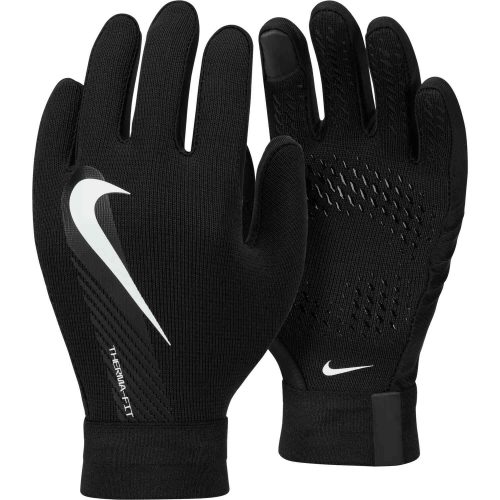 Kids Nike Academy Thermafit Fieldplayer Gloves – Black & White