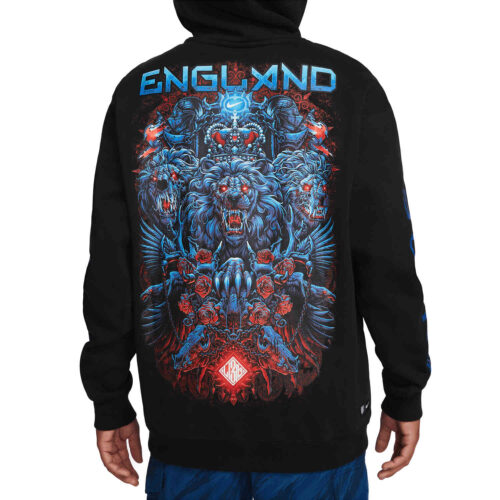 Nike England Heavyweight Hoodie – Black/Blue Fury