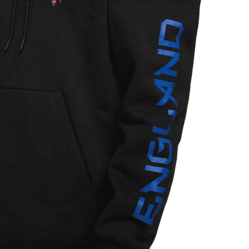 Nike England Heavyweight Hoodie – Black/Blue Fury