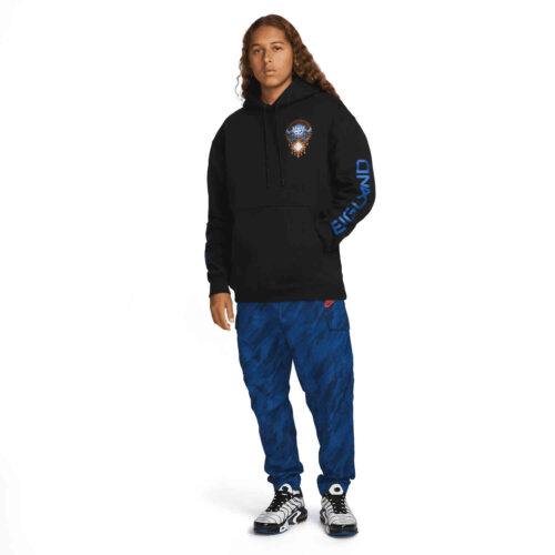 Nike England Heavyweight Hoodie – Black/Blue Fury