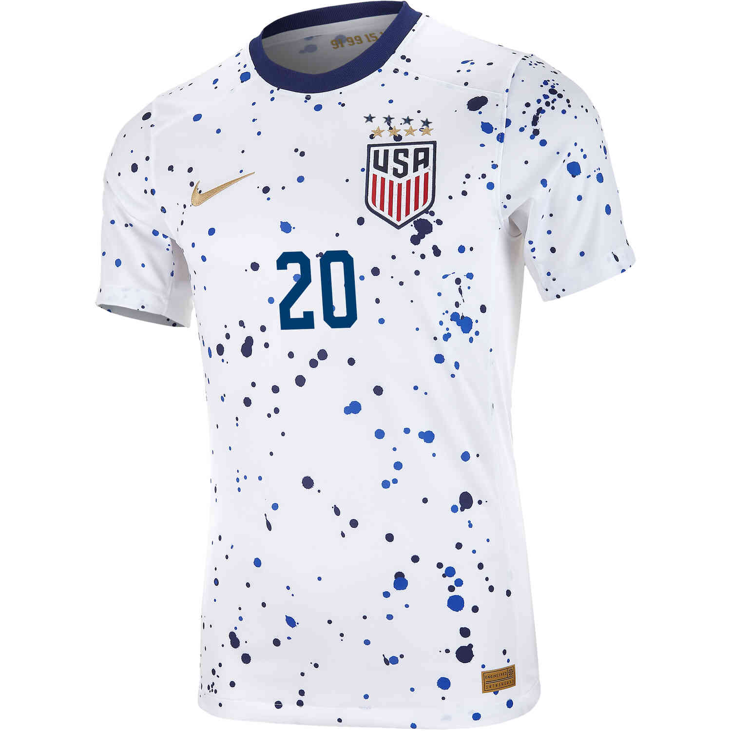 Personalized Women's Nike USMNT Home Jersey / XL