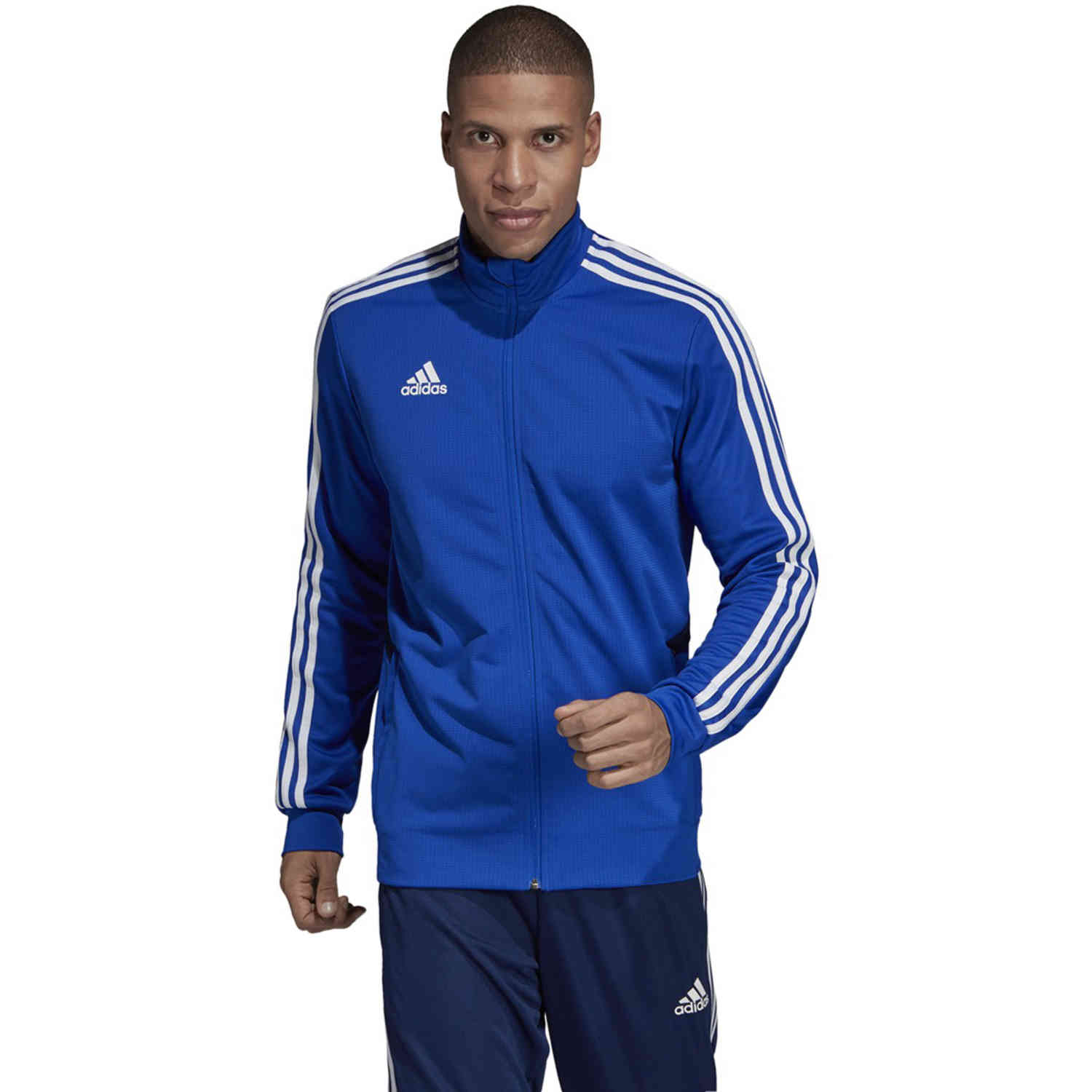 adidas Tiro 19 Training Jacket - Bold Blue - SoccerPro