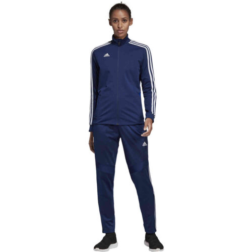 Womens adidas Tiro 19 Training Jacket – Dark Blue