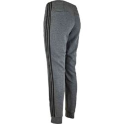 Lifestyle 3-Stripes Fleece Pants - Dark Grey Heather/Black SoccerPro