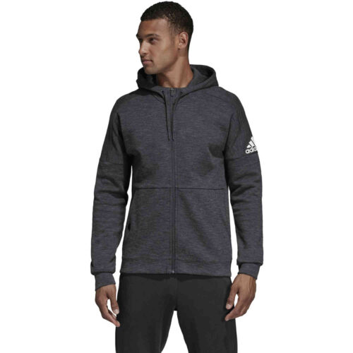 adidas Stadium Lifestyle Full-zip Hoodie – Black/Grey/Six