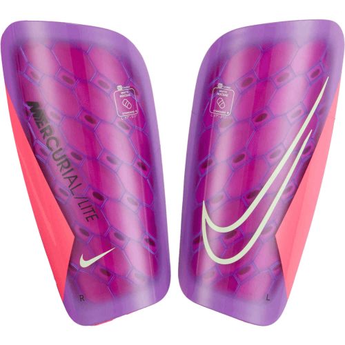 Nike NOCASE Mercurial Lite Shin Guards – Hyper Pink & Fuchsia Dream with Barely Volt
