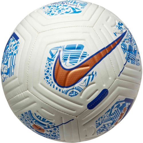 Nike CR7 Strike Soccer Ball – White & Metallic Copper with Concord