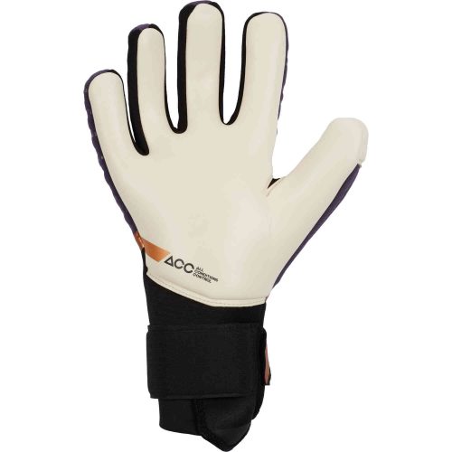 Nike Phantom Elite Goalkeeper Gloves – Dark Raisin & Black with Metallic Copper