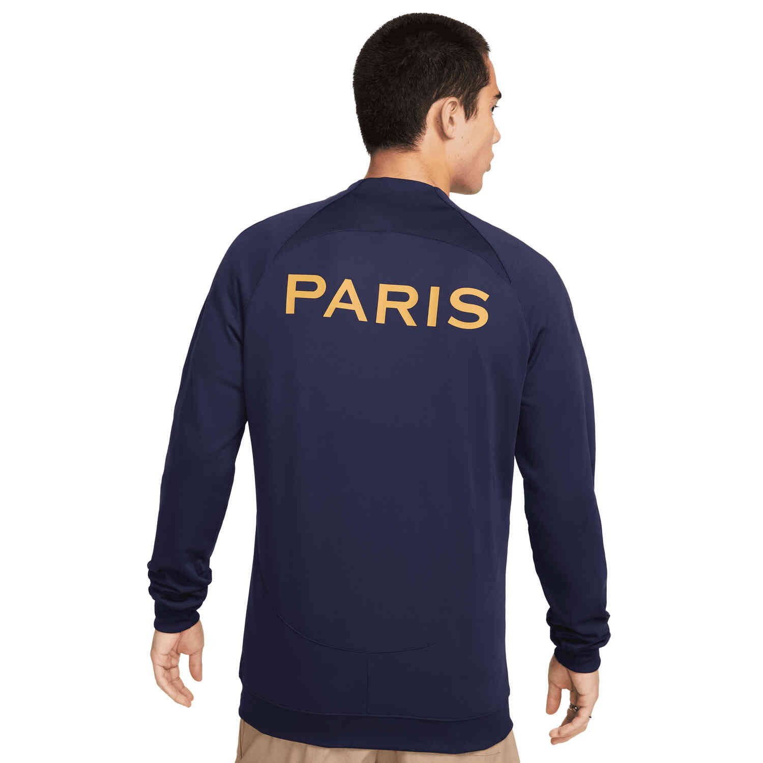 Nike PSG Jacket - Blackened Blue/Gold Suede - SoccerPro