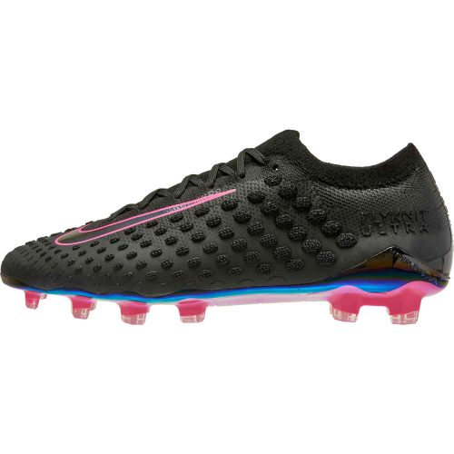 Nike Phantom Ultra Venom FG – Black & Black with Pink Blast