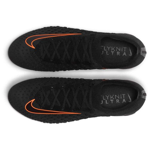 Nike Phantom Ultra Venom FG – Black & Black with Bright Citrus