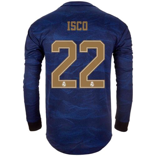 2019/20 adidas Isco Real Madrid Away L/S Authentic Jersey