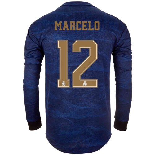 2019/20 adidas Marcelo Real Madrid Away L/S Authentic Jersey